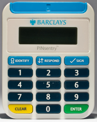 [Barclays card reader]